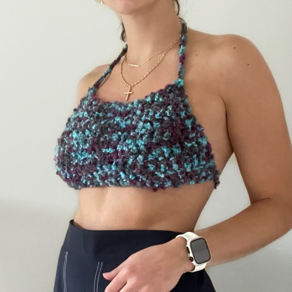 Crochet top 🦋💜